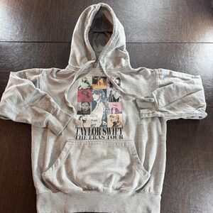 Smart Blanks Taylor Swift The Eras Tour Gray Graphic Hoodie Sz S